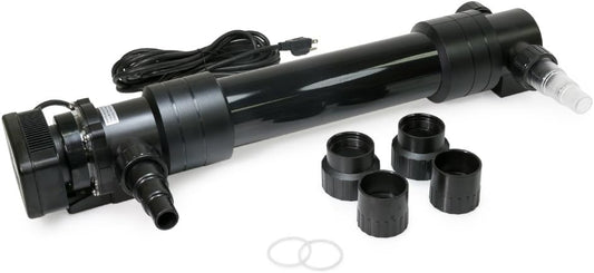 55W Non-Submersible UV Ultraviolet 27" Light Clarifier Lamp Filter for Aquarium Koi Pond Fish Tank