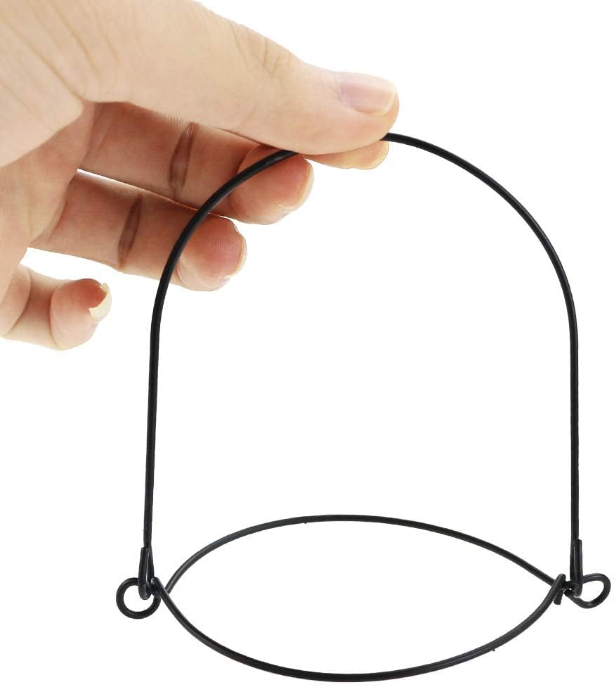 Bignc 12 Pack Black Stainless Steel Wire Handles Hangers for Regular Mouth Mason, Ball, Canning Jars