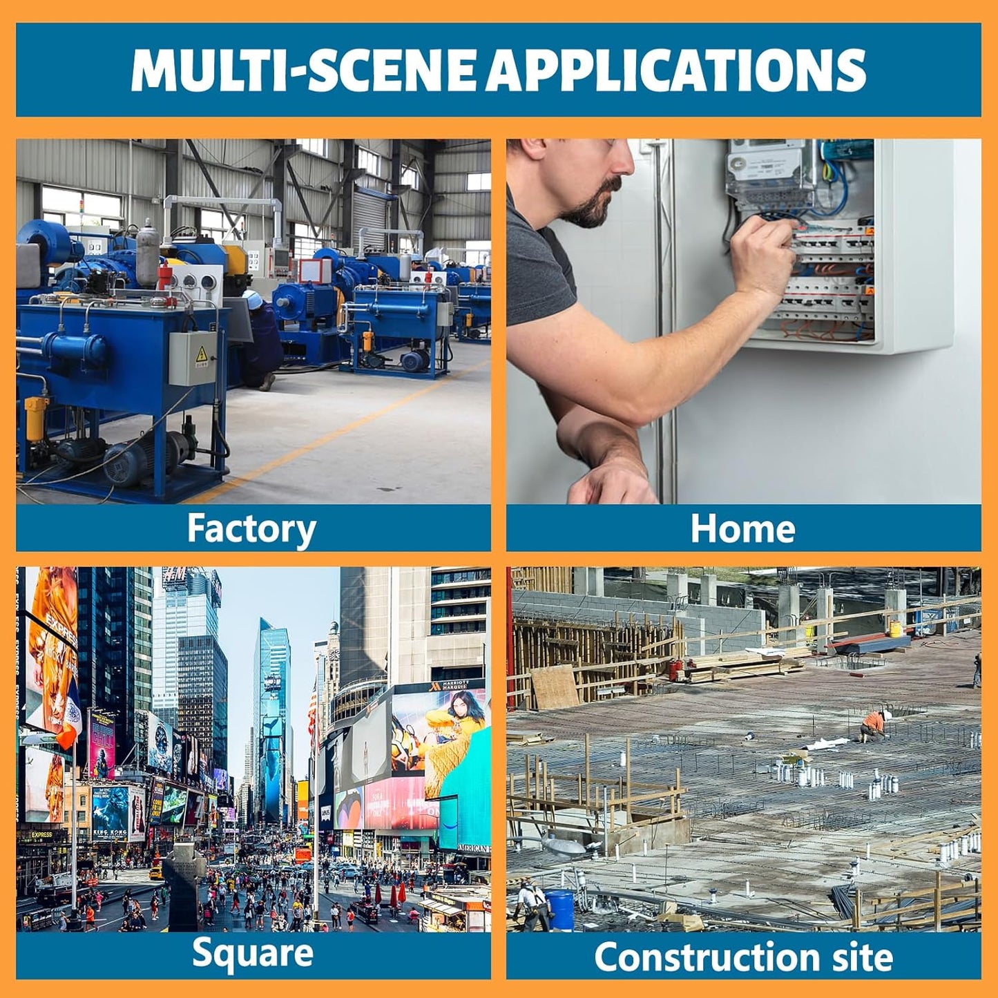 Outdoor Electrical Box 24 x 16 x 10''D NEMA 4X Enclosure Steel Box, Waterproof & Dustproof Outdoor/Indoor Lockable Electrical Junction Box, with Mounting Plate